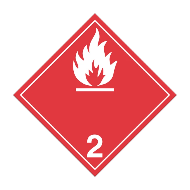Placards gaz inflammables classe 2.1