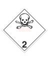 Toxic gases placards class 2.3