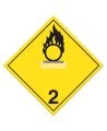 Placards TMD pour oxygène et gaz comburants, classe 2.2 (5.1)