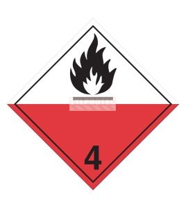 Placards matières à inflammation spontanée classe 4.2