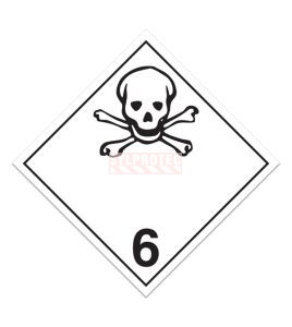 Placards matières toxiques classe 6.1