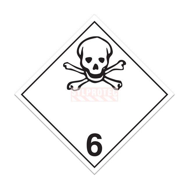 Placards matières toxiques classe 6.1